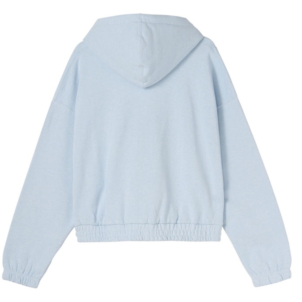 Jordan Essentials Fleece Hoodie in the Celestine Blue XS Cropped Boxy DD6998-438 - Picture 6 of 16